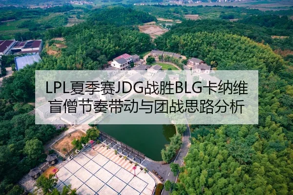 LPL夏季赛JDG战胜BLG卡纳维盲僧节奏带动与团战思路分析